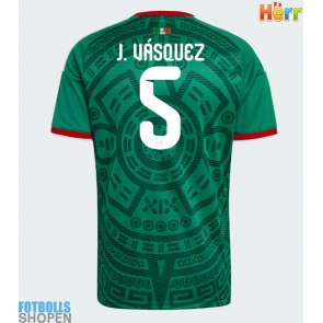 Billiga Mexiko Johan Vasquez #5 Hemmatröja VM 2026 Kortärmad